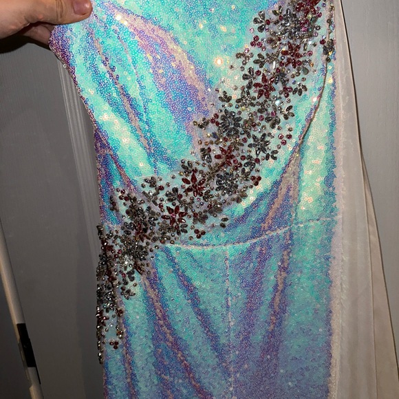 Rachel Allen White one shoulder fun fashion size 4 new with tags - Picture 3 of 4